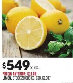 Coto LIMÓN X KG oferta
