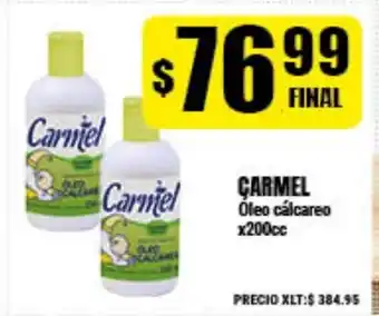Supermayorista Vital Carmel Óleo cálcareo x200cc oferta