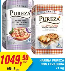 Maxiconsumo HARINA PUREZA CON LEVADURA x 1kg oferta