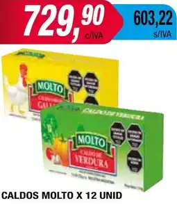 Maxiconsumo CALDOS MOLTO x 12 UNID oferta