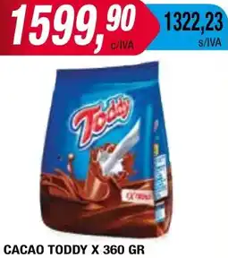 Maxiconsumo CACAO TODDY X 360GR oferta