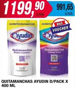 Maxiconsumo QUITAMANCHAS AYUDIN D/PACK X 400ML oferta