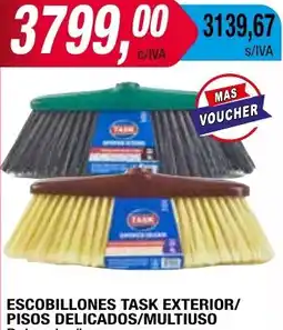 ESCOBILLONES TASK EXTERIOR/ PISOS DELICADOS/MULTIUSO