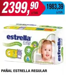 Maxiconsumo PAÑAL ESTRELLA REGULAR oferta