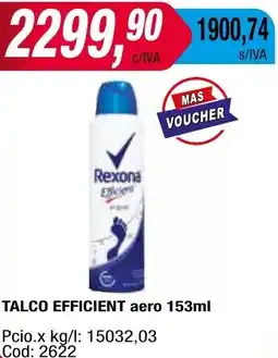 Maxiconsumo TALCO EFFICIENT aero 153ml oferta
