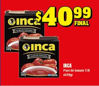Supermayorista Vital Inca Pure de tomate T/B x520gr oferta