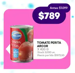 Supermercados Tadicor TOMATE PERITA ARCOR x 400 G oferta