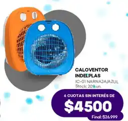 Supermercados Tadicor CALOVENTOR INDELPLAS oferta