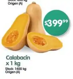 Supermercados Buenos Días Calabacín x 1 kg oferta