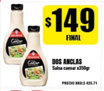 Supermayorista Vital Dos Anclas Salsa caesar x350gr oferta