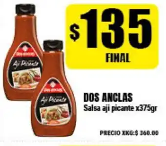 Supermayorista Vital Dos Anclas Salsa aji picante x375gr oferta
