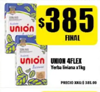 Supermayorista Vital Union 4Flex Yerba liviana x1kg oferta
