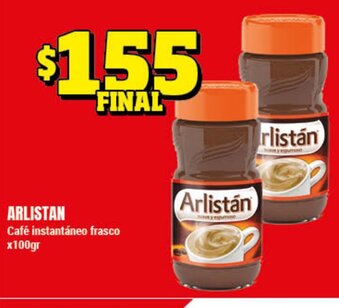 Supermayorista Vital Arlistan Café instantáneo frasco x100gr oferta