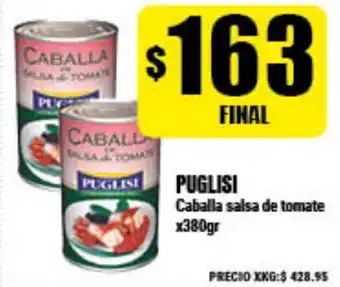 Supermayorista Vital Puglisi Caballa salsa de tomate x380gr oferta