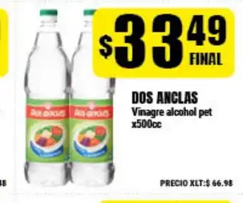 Supermayorista Vital Dos Anclas Vinagre alcohol pet x500cc oferta