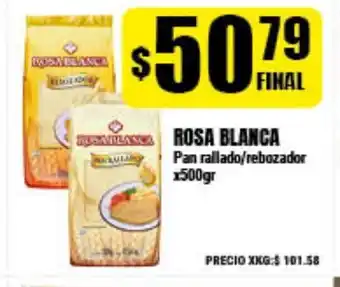 Supermayorista Vital Rosa Blanca Pan rallado/rebozador x500gr oferta