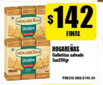 Supermayorista Vital Hogareñas Galletitas salvado 3ux200gr oferta