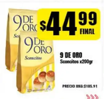Supermayorista Vital 9 De Oro Sconcitos x200gr oferta