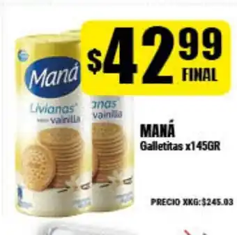 Supermayorista Vital Maná Galletitas x145gr oferta