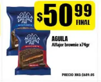 Supermayorista Vital Aguila Alfajor brownie x74gr oferta