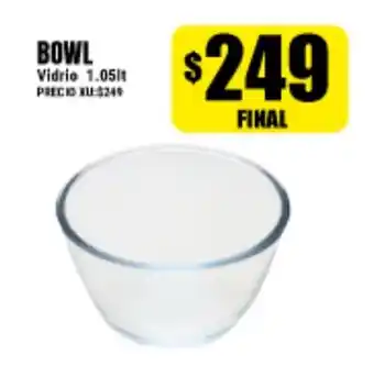 Supermayorista Vital Bowl Vidrio 1.05lt oferta