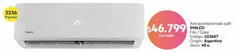 Coppel Aire philco 623687 oferta