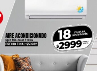 Supermayorista Vital Aire Acondicionado Split frío-calor 5100w oferta
