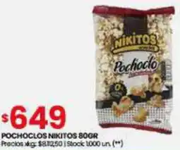 Changomas POCHOCLOS NIKITOS 80GR oferta