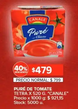 Carrefour PURÉ DE TOMATE 520 G. oferta