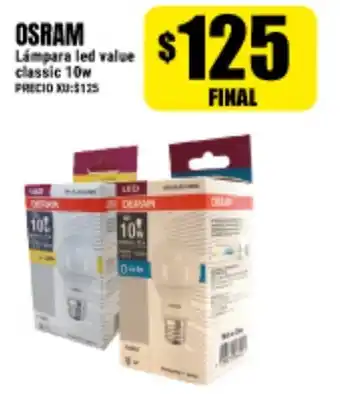Supermayorista Vital OSRAM Lámpara led value classic 10w oferta