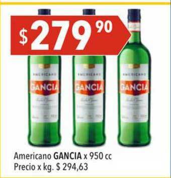 Hergo Americano Gancia x 950cc oferta