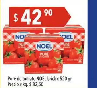 Hergo Puré De Tomate Noel Brick x 520gr oferta