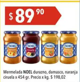 Hergo Mermelada Noel Durazno Damasco Naranja Ciruela x 454gr oferta