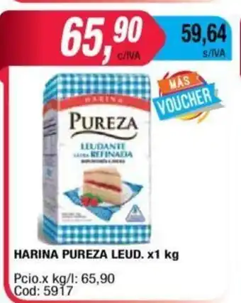 Maxiconsumo Pureza Leud Harina x 1kg oferta