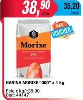 Maxiconsumo Morixe "000" Harina x 1kg oferta