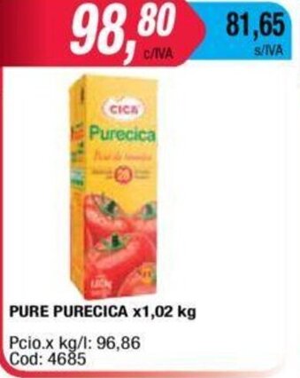 Maxiconsumo Purecica Pure x 1,02kg oferta