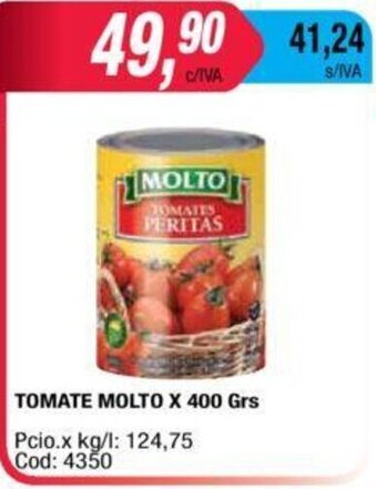 Maxiconsumo Molto Tomate x 400grs oferta