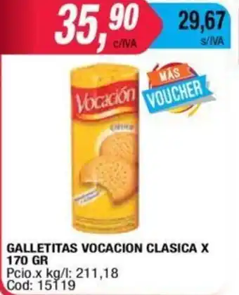 Maxiconsumo Vocacion Galletitas Clasica x 170gr oferta