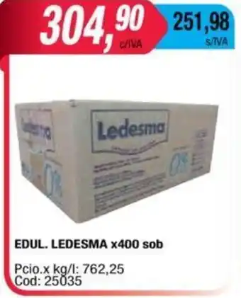 Maxiconsumo Ledesma Edul x 400sob oferta