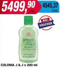 Maxiconsumo COLONIA J & J x 200ml oferta