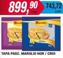 Maxiconsumo TAPA PASC. MAROLIO HOR/CRIO oferta