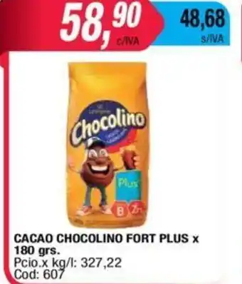 Maxiconsumo Chocolino Cacao Fort Plus x 180grs oferta