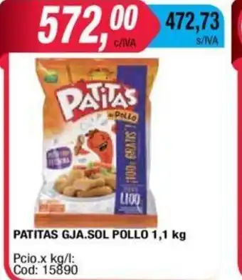 Maxiconsumo GJA Sol Patitas Pollo 1,1kg oferta