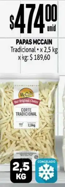 Makro Papas mc cain 2.5kg oferta