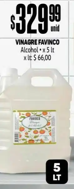 Makro Vinagre favinco 5lt oferta