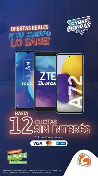Cetrogar Celulares oferta