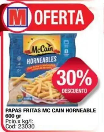 Maxiconsumo Mc Cain Papas Fritas Horneable 600gr oferta