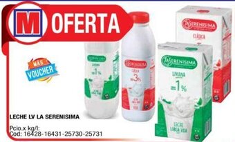 Maxiconsumo Leche LV La Serenisima oferta