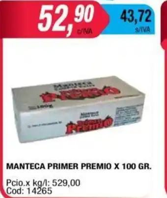 Maxiconsumo Primer Manteca Premio x 100gr oferta