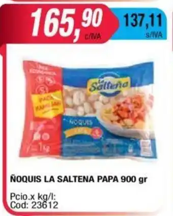 Maxiconsumo La Saltena Ñoquis Papa 900gr oferta